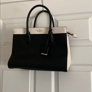 Kate spade black and white handbag